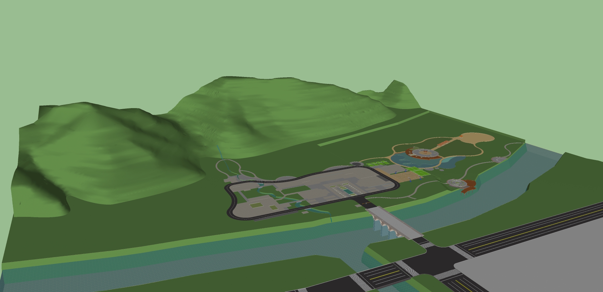 求问不用湘源这些,sketchup怎么生成地形?