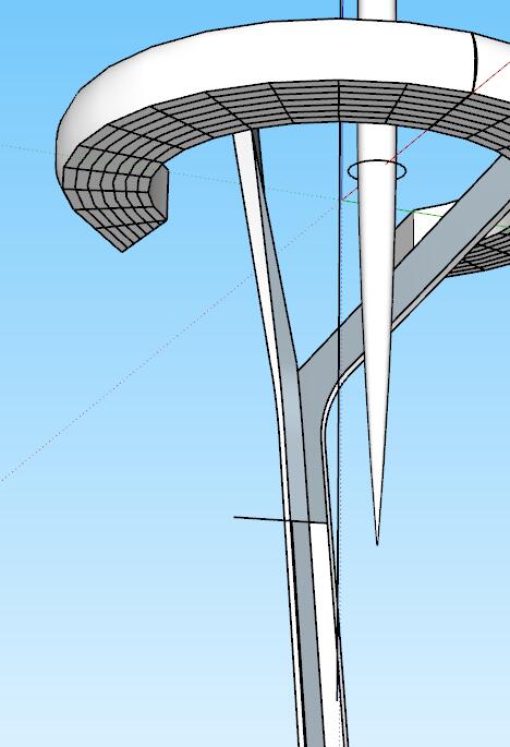 请问巴塞罗那聚光塔该怎么建模?