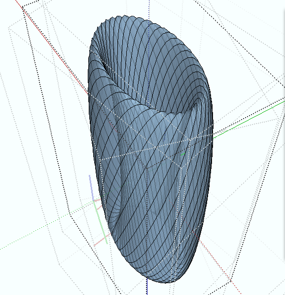 这个高层造型在sketchup中如何曲面建模,要用到什么插件?